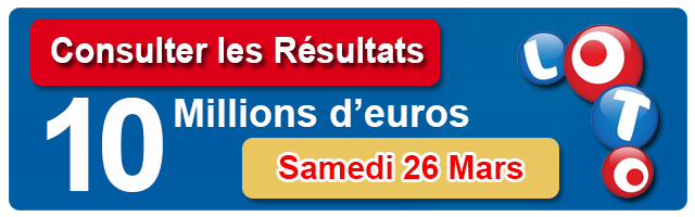 Résultat du Tirage du LOTO du samedi 26 mars 2016 loto-resultat-tirage-26-mars